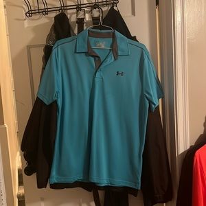 Blue under Armour polo